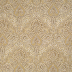 D3297 Gold Flora upholstery and drapery fabric by the yard full size image
