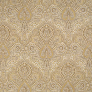 D3297 Gold Flora upholstery and drapery fabric by the yard full size image