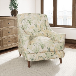 D3312 Mint fabric upholstered on furniture scene