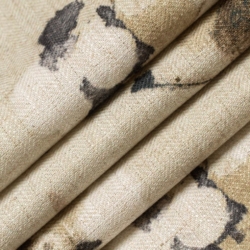 D3319 Beige Upholstery Fabric Closeup to show texture