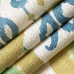 D3322 Citron Upholstery Fabric Closeup to show texture