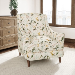 D3325 Goldenrod fabric upholstered on furniture scene