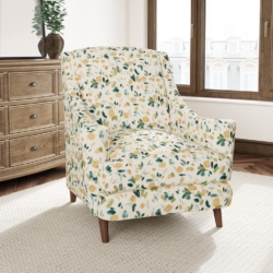 D3328 Moss fabric upholstered on furniture scene