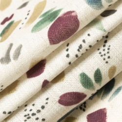 D3329 Berry Upholstery Fabric Closeup to show texture