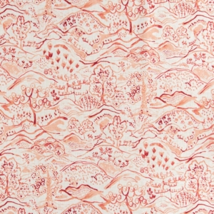 D3333 Peach upholstery and drapery fabric by the yard full size image