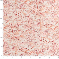 Image of D3333 Peach showing scale of fabric
