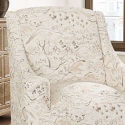 D3334 Fawn fabric upholstered on furniture scene