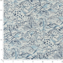 Image of D3335 Indigo showing scale of fabric