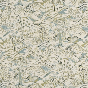 D3336 Fern upholstery and drapery fabric by the yard full size image