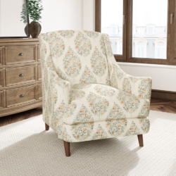 D3338 Copper fabric upholstered on furniture scene