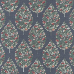 D3341 Navy upholstery and drapery fabric by the yard full size image