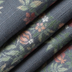 D3341 Navy Upholstery Fabric Closeup to show texture