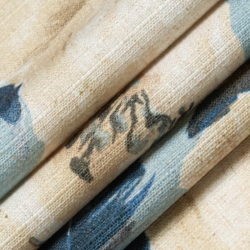D3344 Bluebell Upholstery Fabric Closeup to show texture