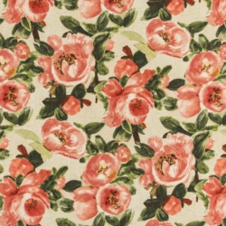 D3345 Rose upholstery and drapery fabric by the yard full size image