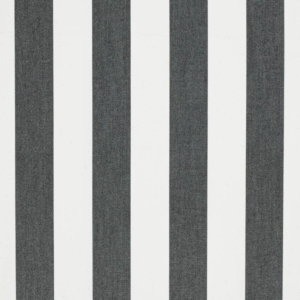D3479 Cabana Black Outdoor upholstery and drapery fabric by the yard full size image