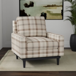 D3496 Driftwood fabric upholstered on furniture scene