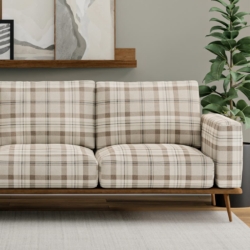 D3496 Driftwood fabric upholstered on furniture scene