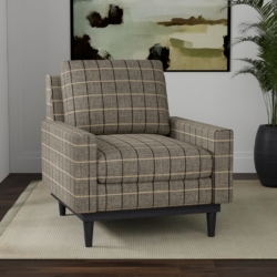 D3500 Onyx fabric upholstered on furniture scene