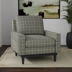 D3502 Smoke fabric upholstered on furniture scene