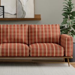 D3525 Brick fabric upholstered on furniture scene