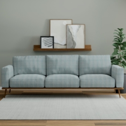 D3530 Ocean fabric upholstered on furniture scene
