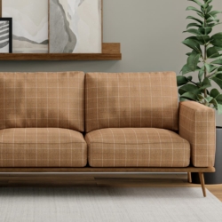 D3534 Adobe fabric upholstered on furniture scene