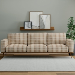 D3541 Barnwood fabric upholstered on furniture scene