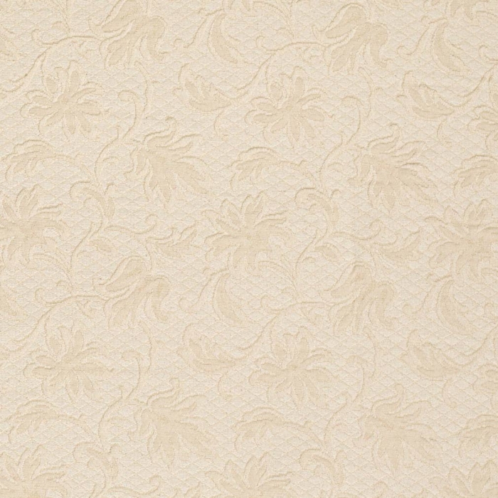 D3552 Cream Floral upholstery fabric by the yard full size image