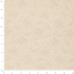 Image of D3552 Cream Floral showing scale of fabric