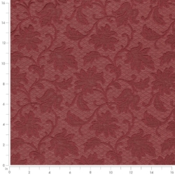 Image of D3553 Red Floral showing scale of fabric