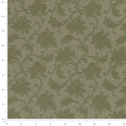 Image of D3556 Olive Floral showing scale of fabric