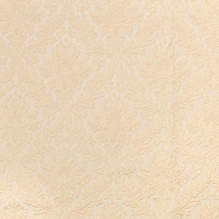D3566 Cream Damask upholstery fabric by the yard full size image