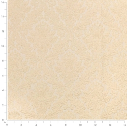 Image of D3566 Cream Damask showing scale of fabric