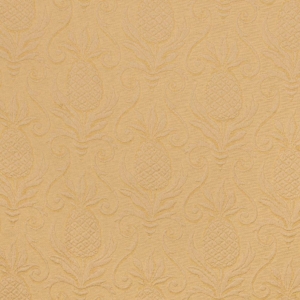 D3571 Gold Pineapple upholstery fabric by the yard full size image