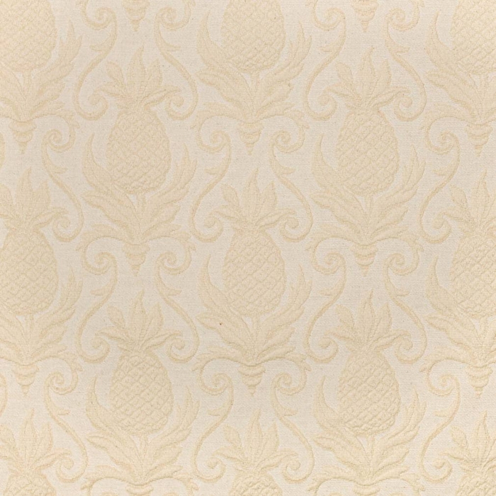 D3573 Cream Pineapple upholstery fabric by the yard full size image