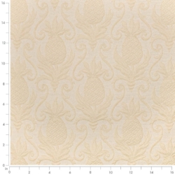 Image of D3573 Cream Pineapple showing scale of fabric