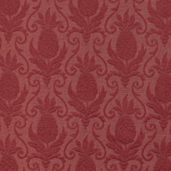 D3574 Red Pineapple upholstery fabric by the yard full size image