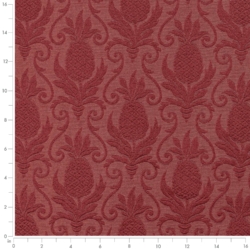 Image of D3574 Red Pineapple showing scale of fabric