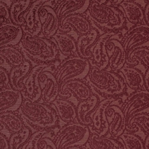 D3579 Merlot Paisley upholstery fabric by the yard full size image
