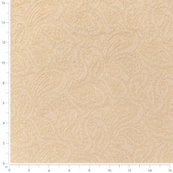 Image of D3580 Cream Paisley showing scale of fabric