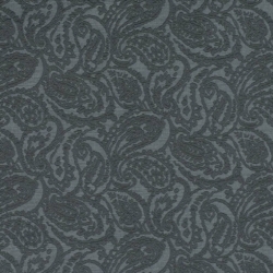 D3582 Indigo Paisley upholstery fabric by the yard full size image
