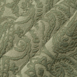 D3584 Olive Paisley Upholstery Fabric Closeup to show texture