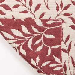 D3585 Ruby Vine Upholstery Fabric Closeup to show texture