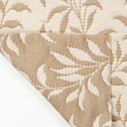 D3589 Tan Vine Upholstery Fabric Closeup to show texture