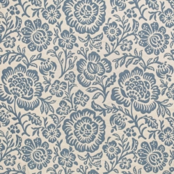 D3592 Blue Bloom upholstery fabric by the yard full size image