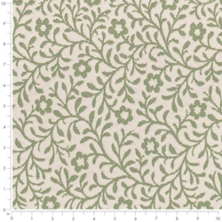 Image of D3596 Green Petite showing scale of fabric