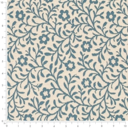 Image of D3597 Blue Petite showing scale of fabric