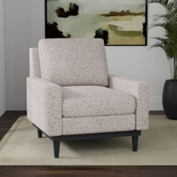 D3751 Chrome fabric upholstered on furniture scene
