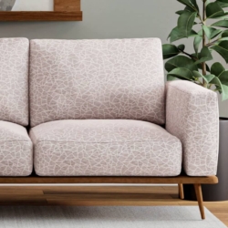 D3751 Chrome fabric upholstered on furniture scene