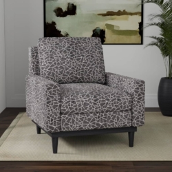 D3753 Graphite fabric upholstered on furniture scene